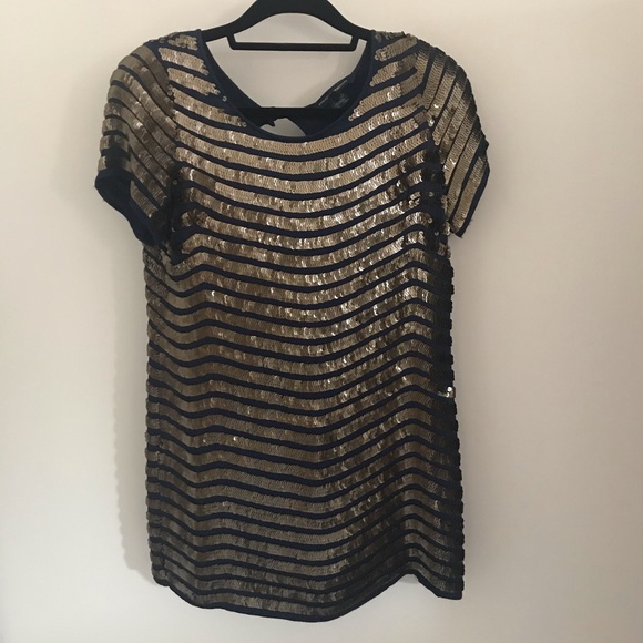 French Connection Beaded Shift Dress - Picture 3 of 7